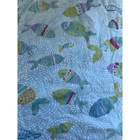 Fresh Produce Ocean Blue Fish Skirt Womans M Fishies - Picture 3 of 7